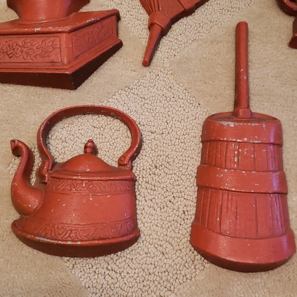 Sexton Wall Decor Vintage Kitchen, Dark Orange - Picture 5 of 6